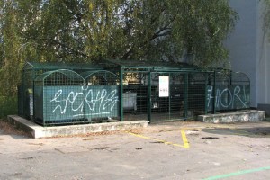 uzamykatelne kontajnerovisko