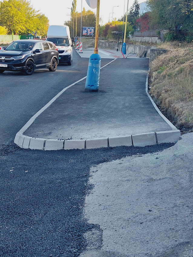 Bariérová rekonštrukcia na Popradskej ulici v Košiciach.